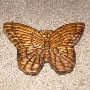 Vintage Wooden Butterfly refrigerator magnet
